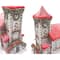 Wizardi 11.81" Christmas Snowy Village Church Ceramic Ornament